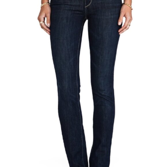 PAIGE Denim - PAIGE Skyline Straight Leg Denim Blue Skinny Jeans Size 25